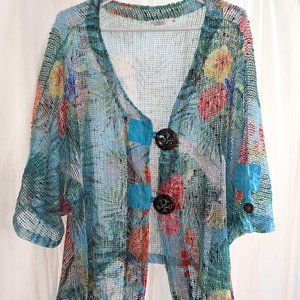 Sheer cover-up, size 2x